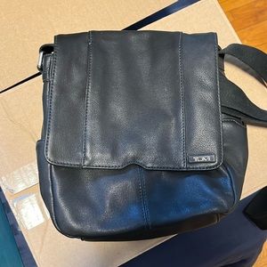 Tumi Black Leather Satchel